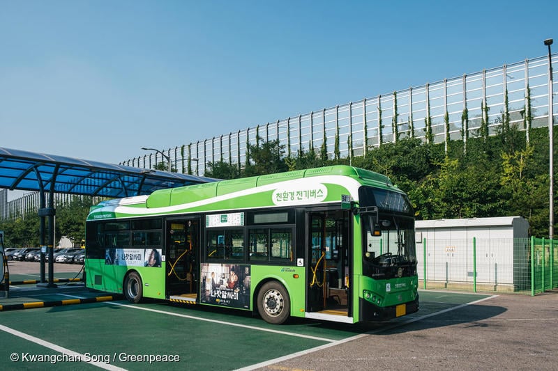 Electric Bus in Seoul